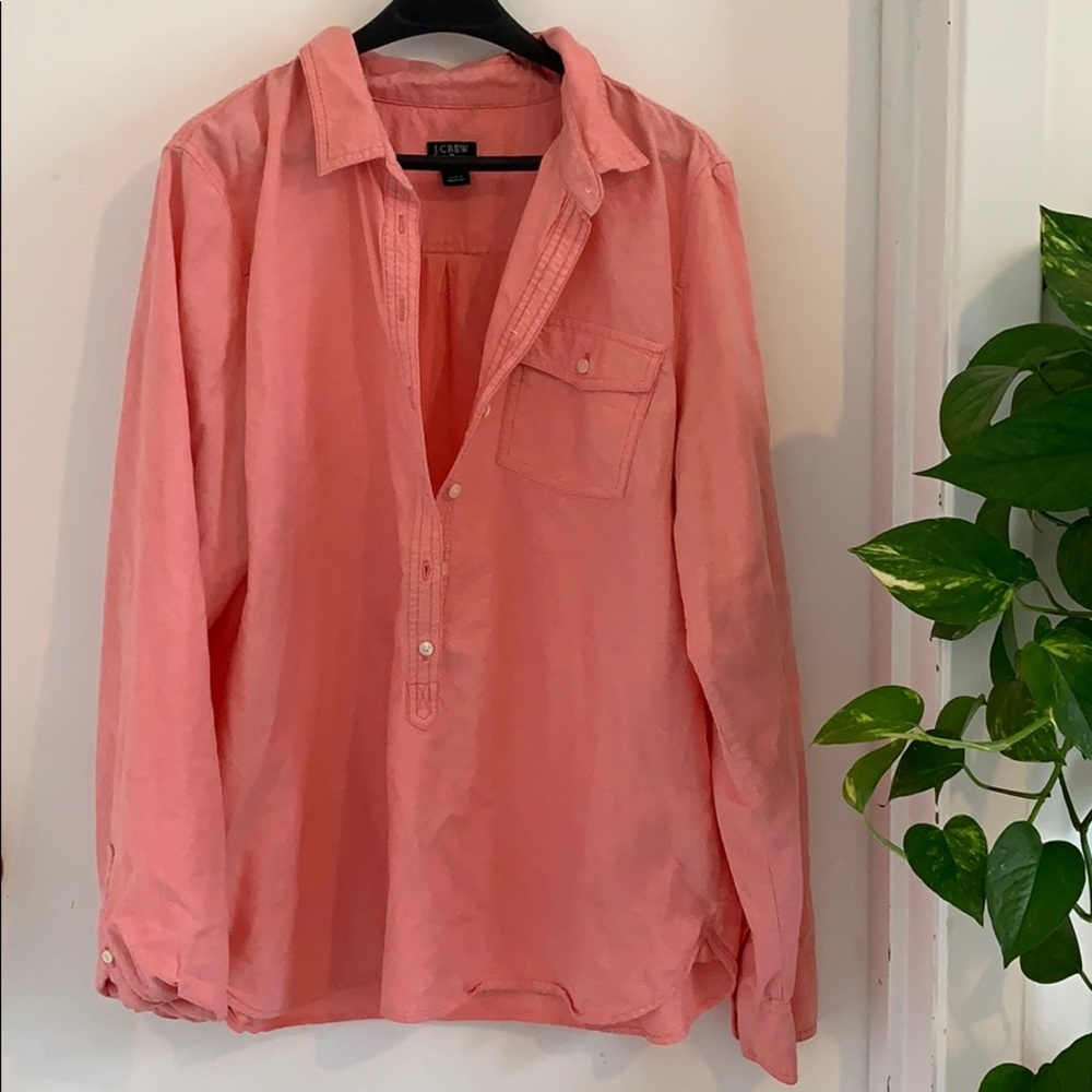 Light Pink J. Crew button up shirt